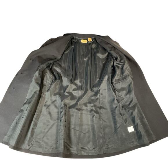 Caslon Long Black Blazer 95% Wool 3 Button Front W/ Front Pockets Size 8 Petite - Picture 8 of 13